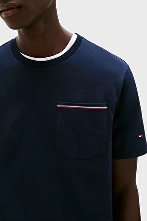 Tommy Hilfiger Erkek T Shirt MW0MW37452 DW5