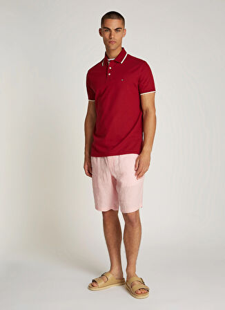 Tommy Hilfiger Kırmızı Erkek Polo T-Shirt MW0MW37514XIT
