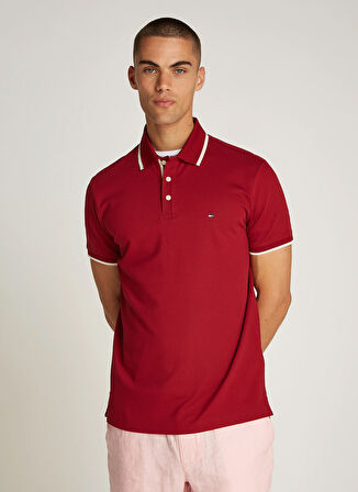 Tommy Hilfiger Kırmızı Erkek Polo T-Shirt MW0MW37514XIT
