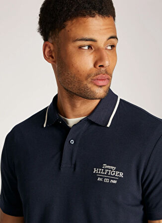 Tommy Hilfiger Mavi Erkek Polo T-Shirt MW0MW37519DW5