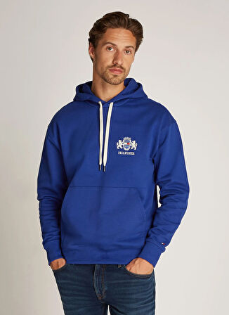 Tommy Hilfiger Mavi Erkek Sweatshırt MW0MW37462D03