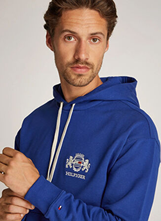 Tommy Hilfiger Mavi Erkek Sweatshırt MW0MW37462D03
