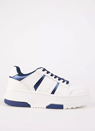 Tommy Hilfiger Beyaz - Mavi Kadın Sneaker EN0EN02702