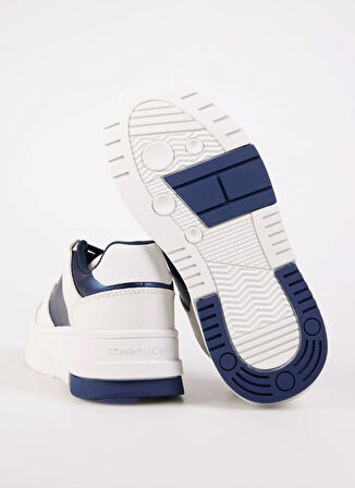 Tommy Hilfiger Beyaz - Mavi Kadın Sneaker EN0EN02702