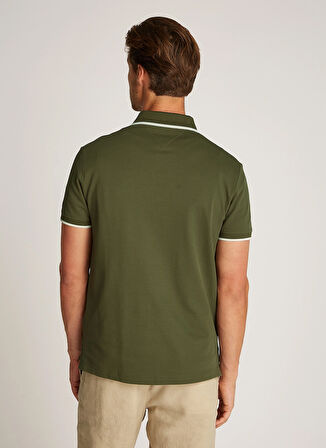 Tommy Hilfiger Koyu Haki Erkek Polo T-Shirt MW0MW37514RBN