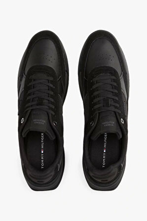 Tommy Hilfiger Erkek  Siyah Sneaker