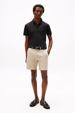 Erkek Regular Fit Esnek İnterlok Kumaş Polo T-Shirt - Siyah | M