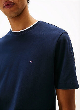 Tommy Hilfiger Mavi Erkek T-Shirt MW0MW37508DW5