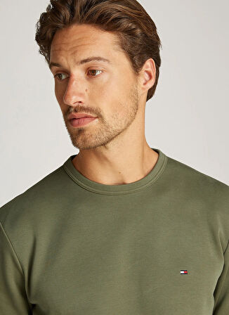 Tommy Hilfiger Yeşil Erkek Sweatshırt MW0MW37241PLI