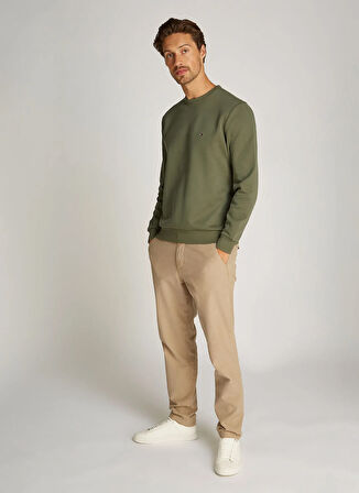 Tommy Hilfiger Yeşil Erkek Sweatshırt MW0MW37241PLI