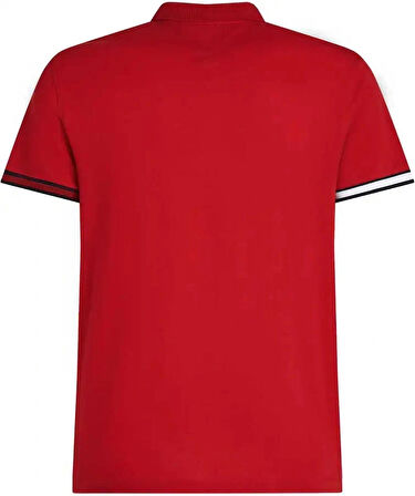 Tommy Hilfiger Erkek Kırmızı Polo Yaka T-Shirt