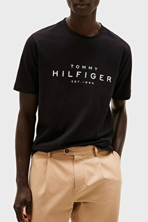 Tommy Hilfiger Erkek T Shirt MW0MW37448 BDS