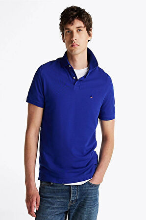Tommy Hilfiger Erkek  1985  Regular Lacivert  Polo T-Shirt