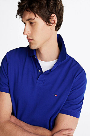 Tommy Hilfiger Erkek  1985  Regular Lacivert  Polo T-Shirt