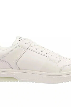 Tommy Hilfiger Erkek Ekru Brooklyn Deri Sneaker