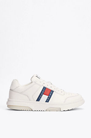 Tommy Jeans Kadın Brooklyn Deri Spor Ayakkabı
