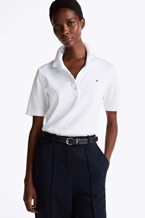Kadın Th 1985 Koleksiyonu Polo T-Shirt - Beyaz | XS