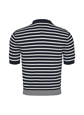 Tommy Jeans Gömlek Yaka Normal Mavi Kazak Kadın DW0DW193360A7