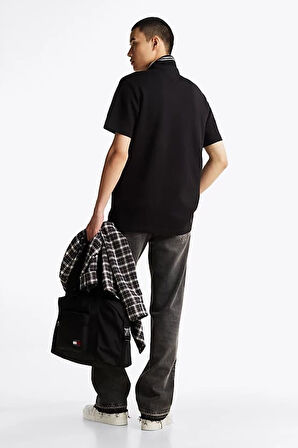 Erkek Regular Fit Polo T-Shirt - Siyah | XS
