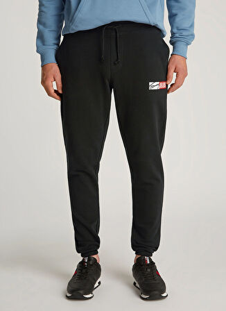 Tommy Hilfiger Normal Siyah Erkek Eşofman Altı DM0DM20277BDS TJM SLIM ENTRY