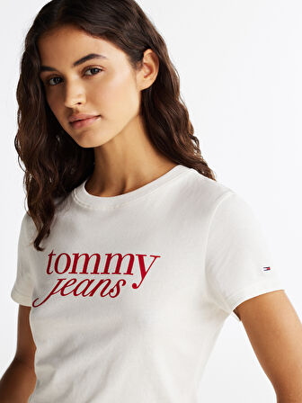 TOMMY HILFIGER TJW SLIM ESSENTIAL LOGO TEE EXT T-Shirt