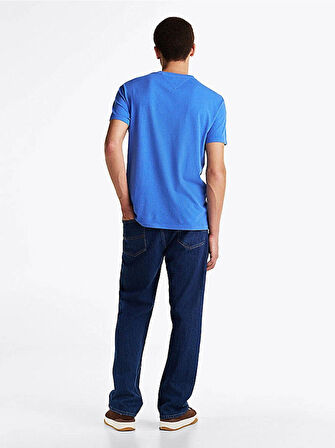 Tommy Hilfiger Erkek  Mavi  Tjm  Reg  Varsity T-Shirt