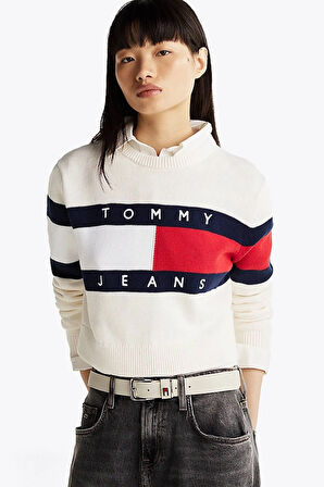 Tommy Jeans Kadın Triko-DW0DW19335