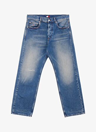 Tommy Jeans Normal Bel Regular Straight Erkek Denim Pantolon DM0DM211811BK OTIS REGULAR STR