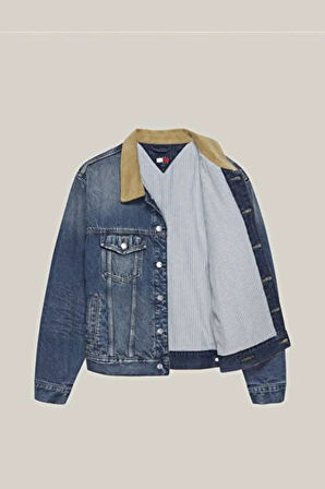 Tommy Jeans Erkek Mont-DM0DM20632DENIM