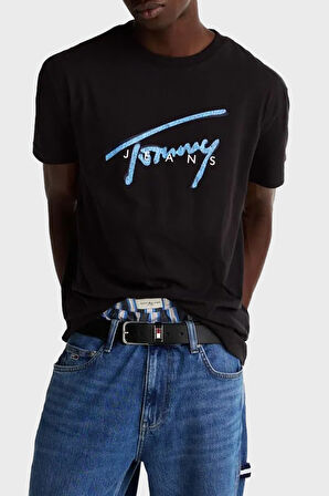 Tommy Jeans Erkek T Shirt DM0DM21109 BDS