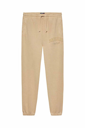 Erkek Tjm Vintage Varsity Jogger Sweatpant - Bej | L