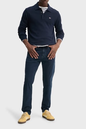 Tommy Jeans Erkek Polo Yaka Kazak DM0DM20304 C1G