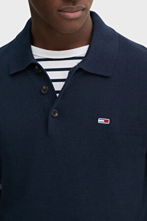 Tommy Jeans Erkek Polo Yaka Kazak DM0DM20304 C1G