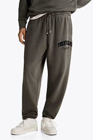 Erkek TJM Varsity Jogger Sweatpants - Siyah | S