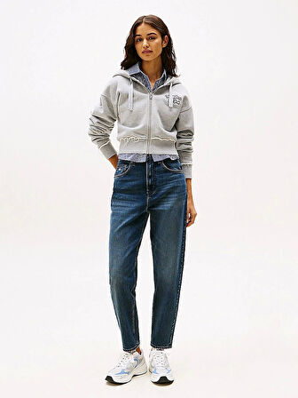 Tommy Jeans MOM JEAN UH TPR AI5167 Kadın koyu mavi Jeans DW0DW195801BJ