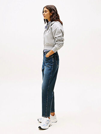 Tommy Jeans MOM JEAN UH TPR AI5167 Kadın koyu mavi Jeans DW0DW195801BJ