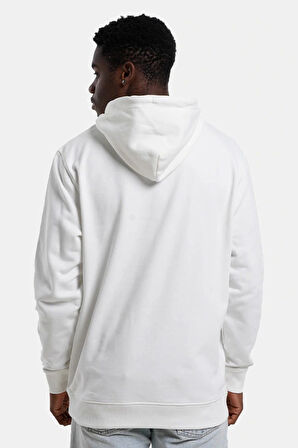 Tommy Hilfiger Logolu Erkek Beyaz Sweatshırt