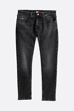 Tommy Hilfiger Erkek  Austin Slim Fit  Siyah Kot Pantolon