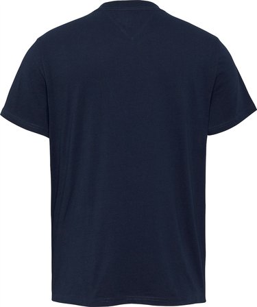TJM SLIM LINEAR CHEST SS TEE EXT Erkek Mavi T-Shirt - DM0DM21188
