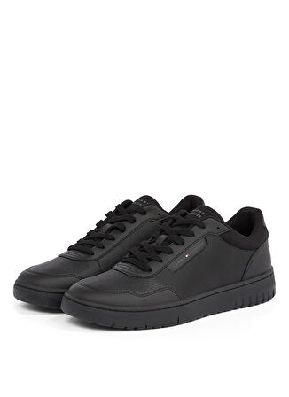 Tommy Hilfiger Siyah Erkek Sneaker TH BASKET CORE LITE LTH