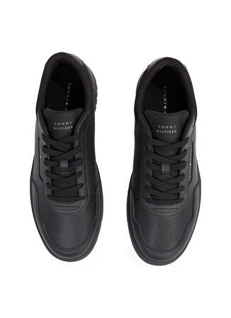 Tommy Hilfiger Siyah Erkek Sneaker TH BASKET CORE LITE LTH