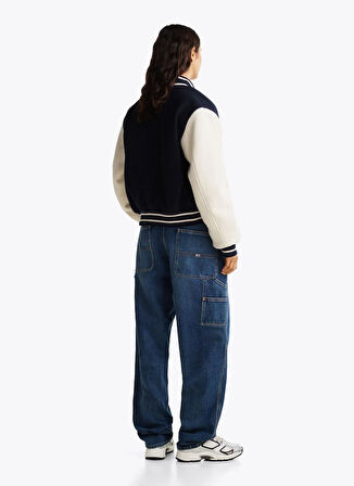 Tommy Jeans Standart Lacivert Kadın Ceket DW0DW19320C1G