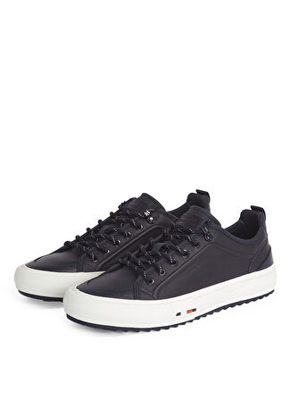 Tommy Hilfiger Lacivert Erkek Sneaker TH HI VULC CLEAT LOW LTH