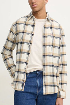 Tommy Hilfiger Erkek Lacivert Oxford Gömlek