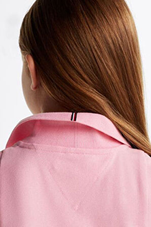 Kız Çocuk Th Pleated Polo Elbise - Pembe | 14 Yaş