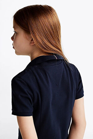 Kız Çocuk Th Pleated Polo Elbise - Lacivert | 14 Yaş
