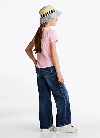 Tommy Hilfiger Baskılı Pembe Kadın T-Shirt KG0KG08298TPF