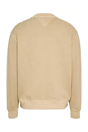 Erkek Tjm Rlx Vintage Varsity Crew Sweatshirt - Bej | M