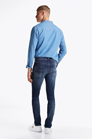 Erkek Scanton Slim Jeans Pantolon - Mavi | 34/32