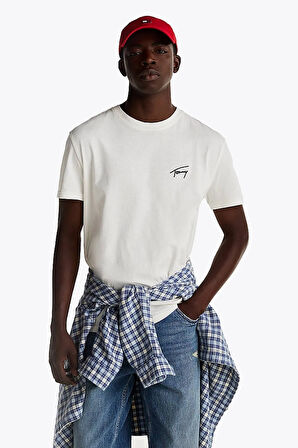 Tommy Jeans Erkek Tişört-DM0DM21140